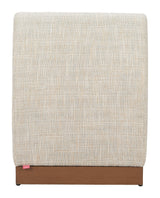 ZUO Christy Armless Chair Beige