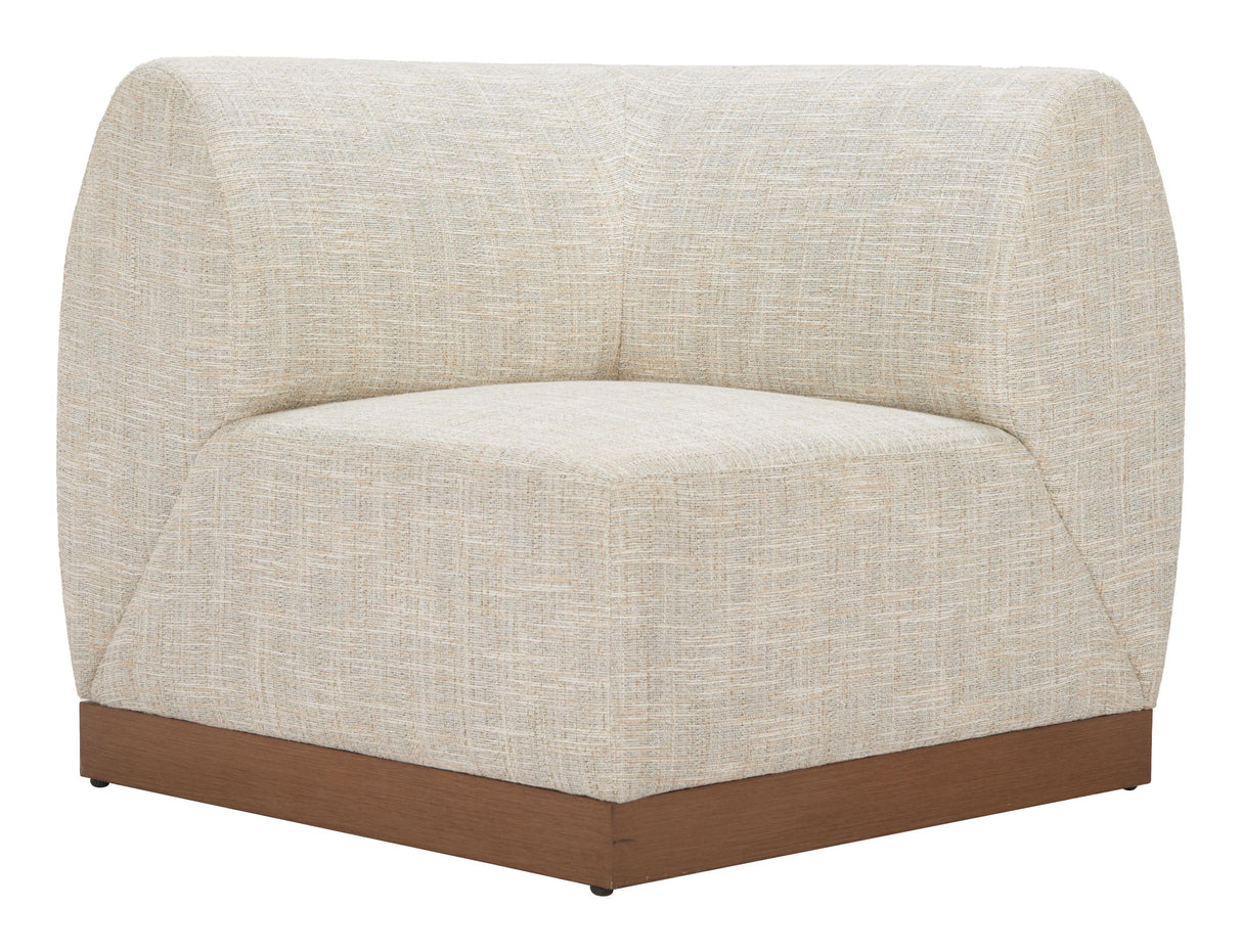 ZUO Christy Corner Chair Beige