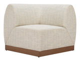 ZUO Christy Corner Chair Beige