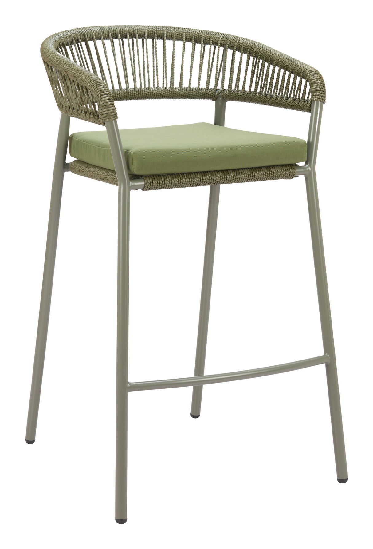 ZUO Skye Barstool (Set of 2) Green