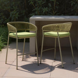 ZUO Skye Barstool (Set of 2) Green