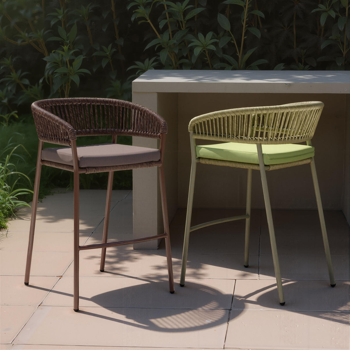 ZUO Skye Barstool (Set of 2) Green