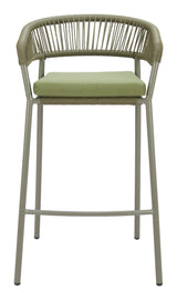 ZUO Skye Barstool (Set of 2) Green