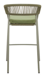 ZUO Skye Barstool (Set of 2) Green