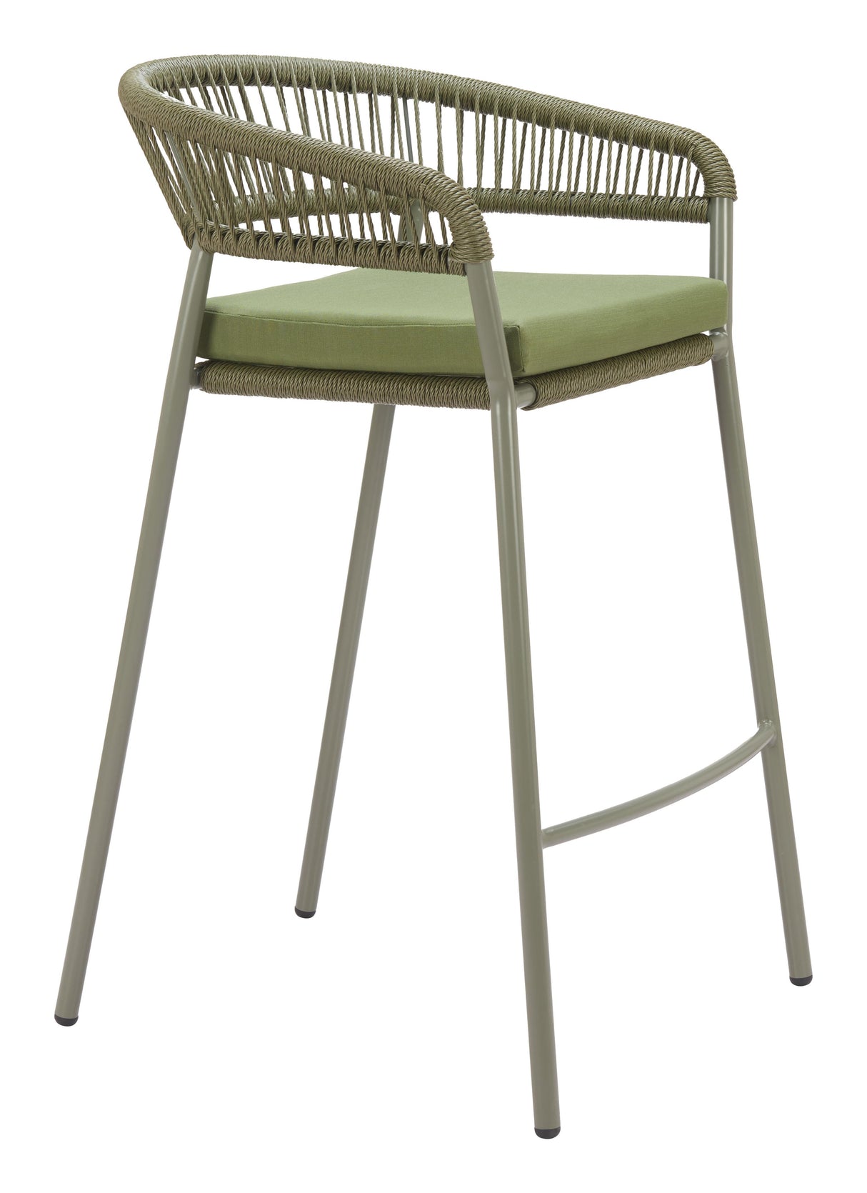 ZUO Skye Barstool (Set of 2) Green