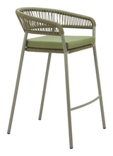 ZUO Skye Barstool (Set of 2) Green