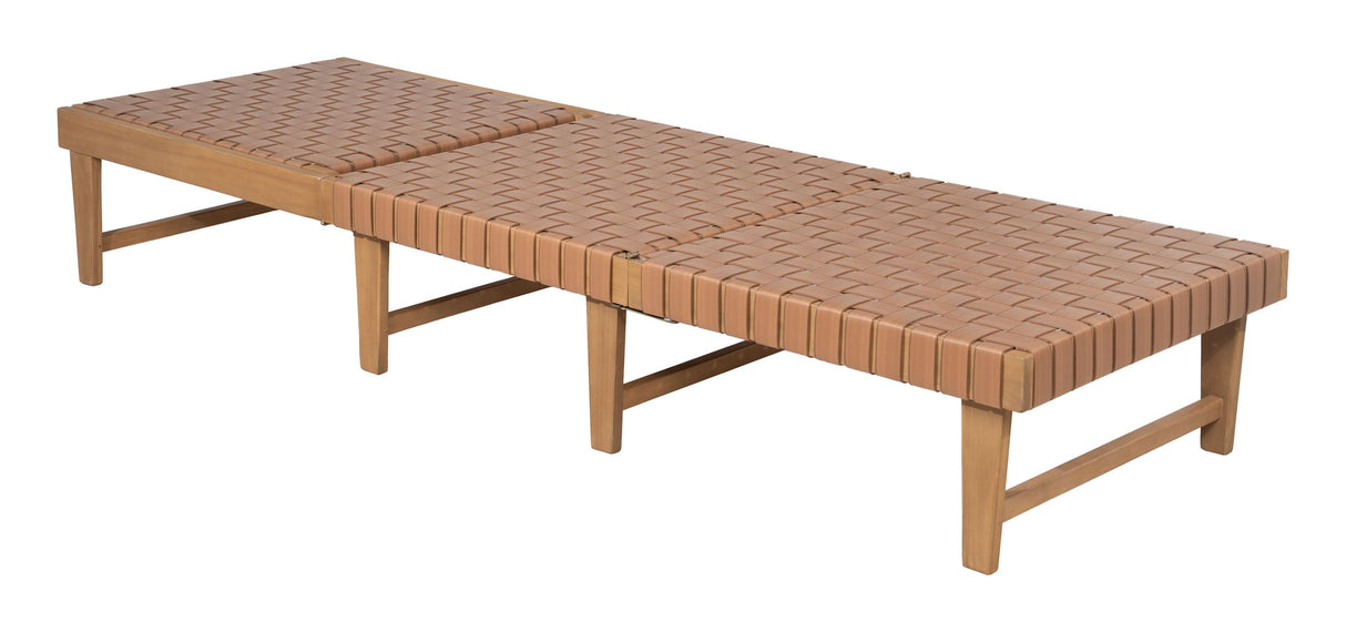 ZUO Breath Chaise Lounge Brown