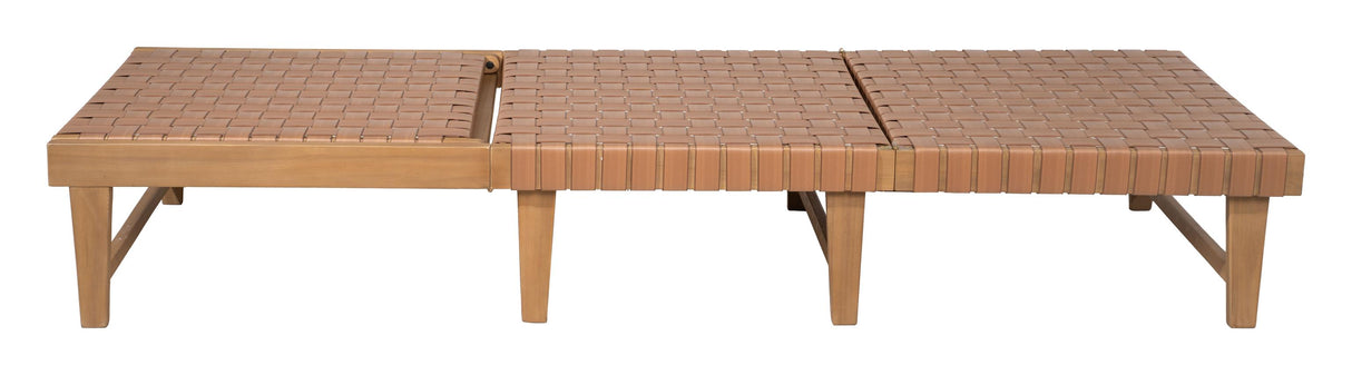 ZUO Breath Chaise Lounge Brown