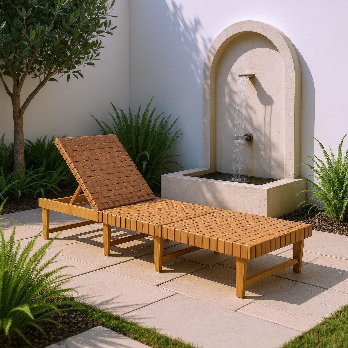 ZUO Breath Chaise Lounge Brown
