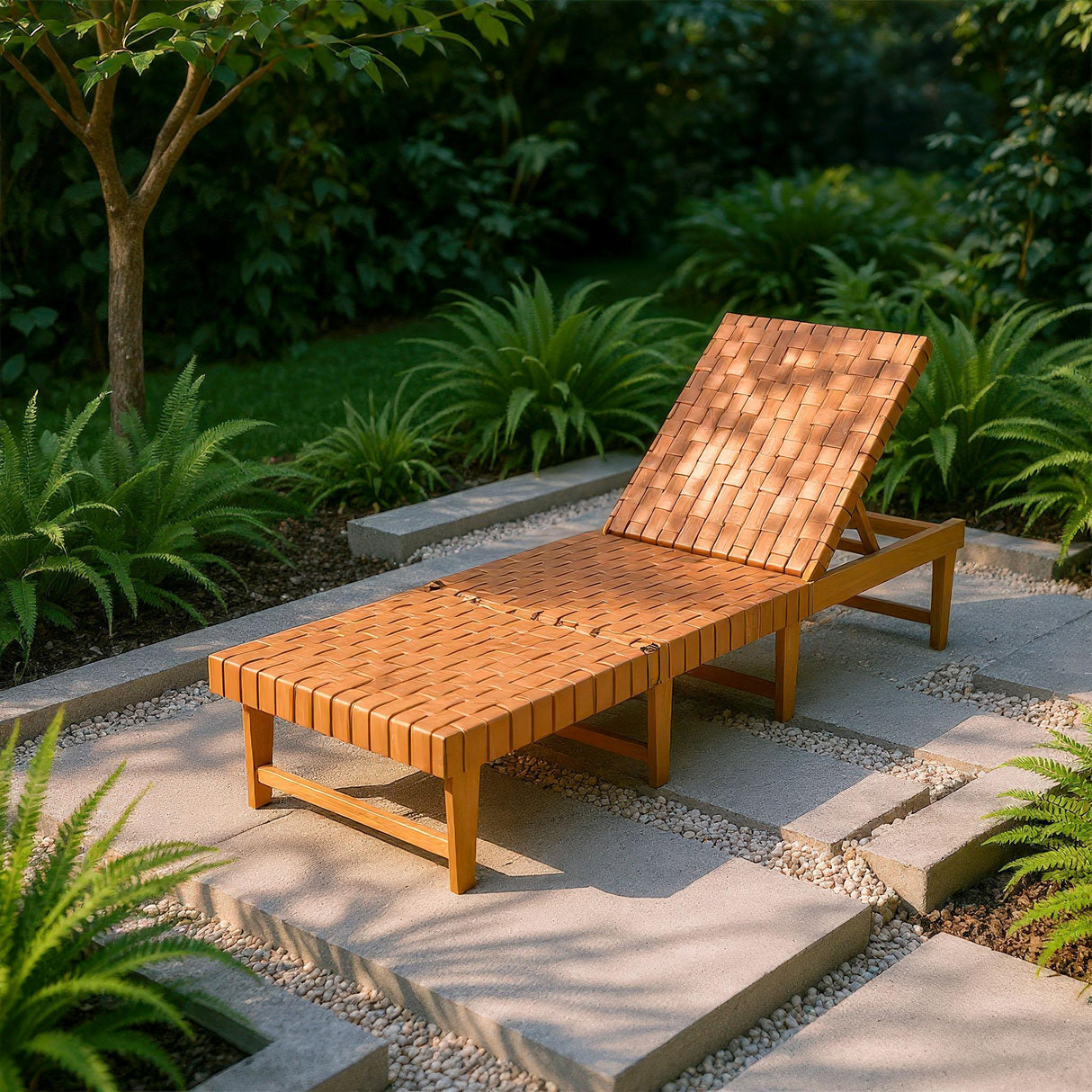 ZUO Breath Chaise Lounge Brown
