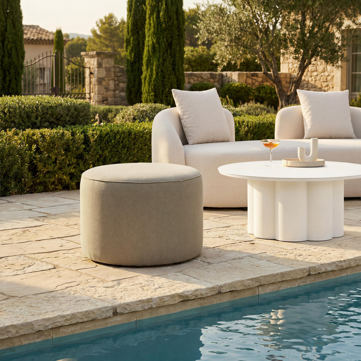 ZUO Moxy Ottoman Green