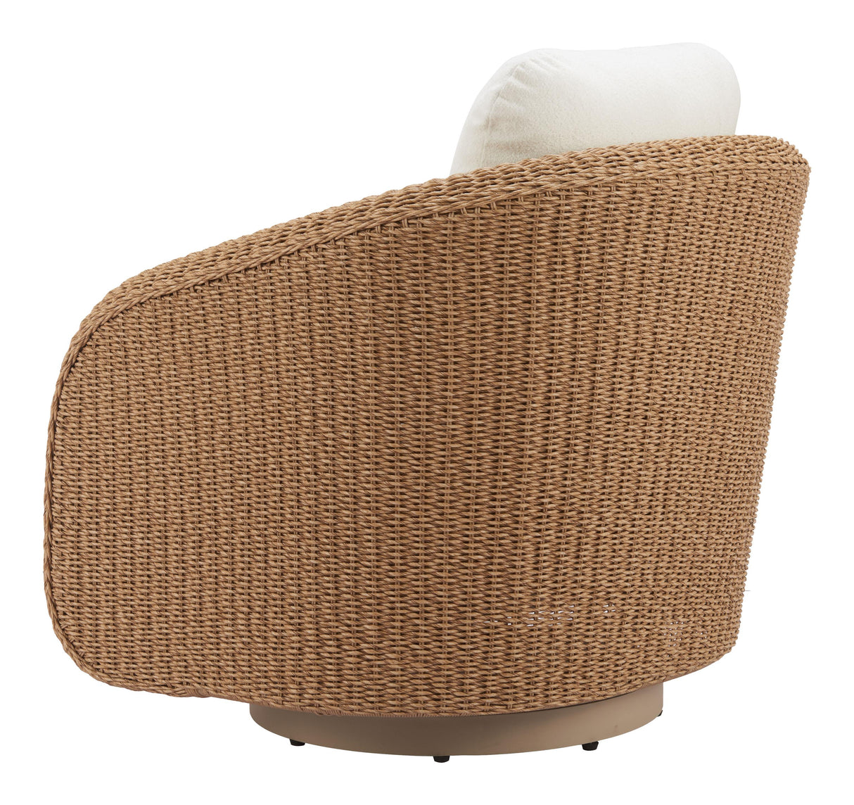 ZUO Solara Swivel Chair Ivory