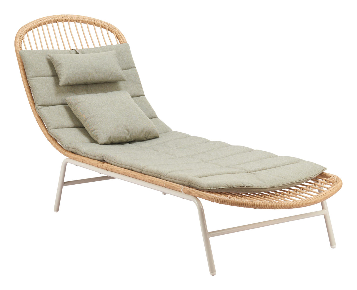 ZUO Skim Chaise Lounge Multicolor