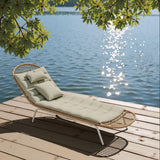 ZUO Skim Chaise Lounge Multicolor