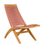 ZUO Rova Lounge Chair Terracotta