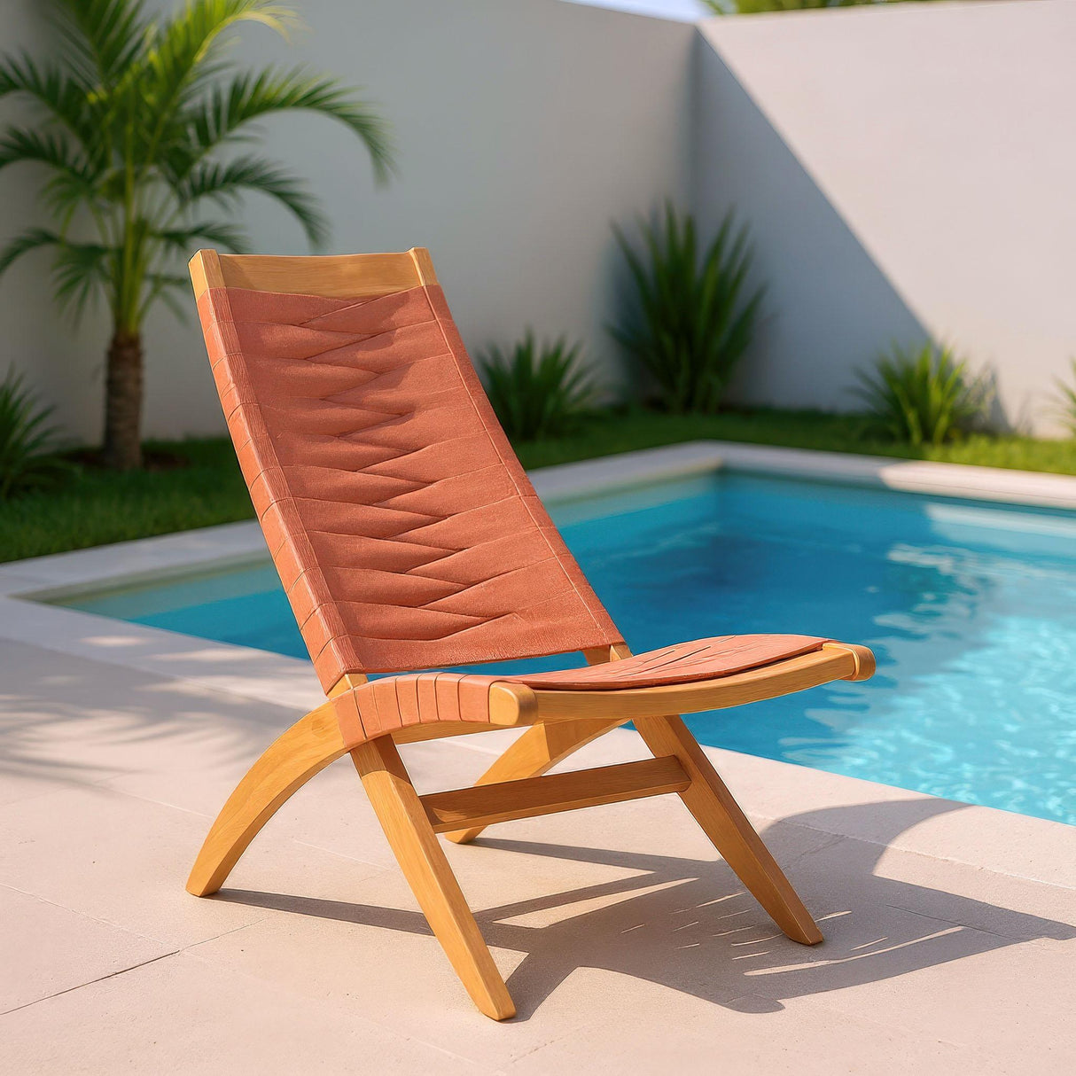 ZUO Rova Lounge Chair Terracotta