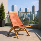 ZUO Rova Lounge Chair Terracotta