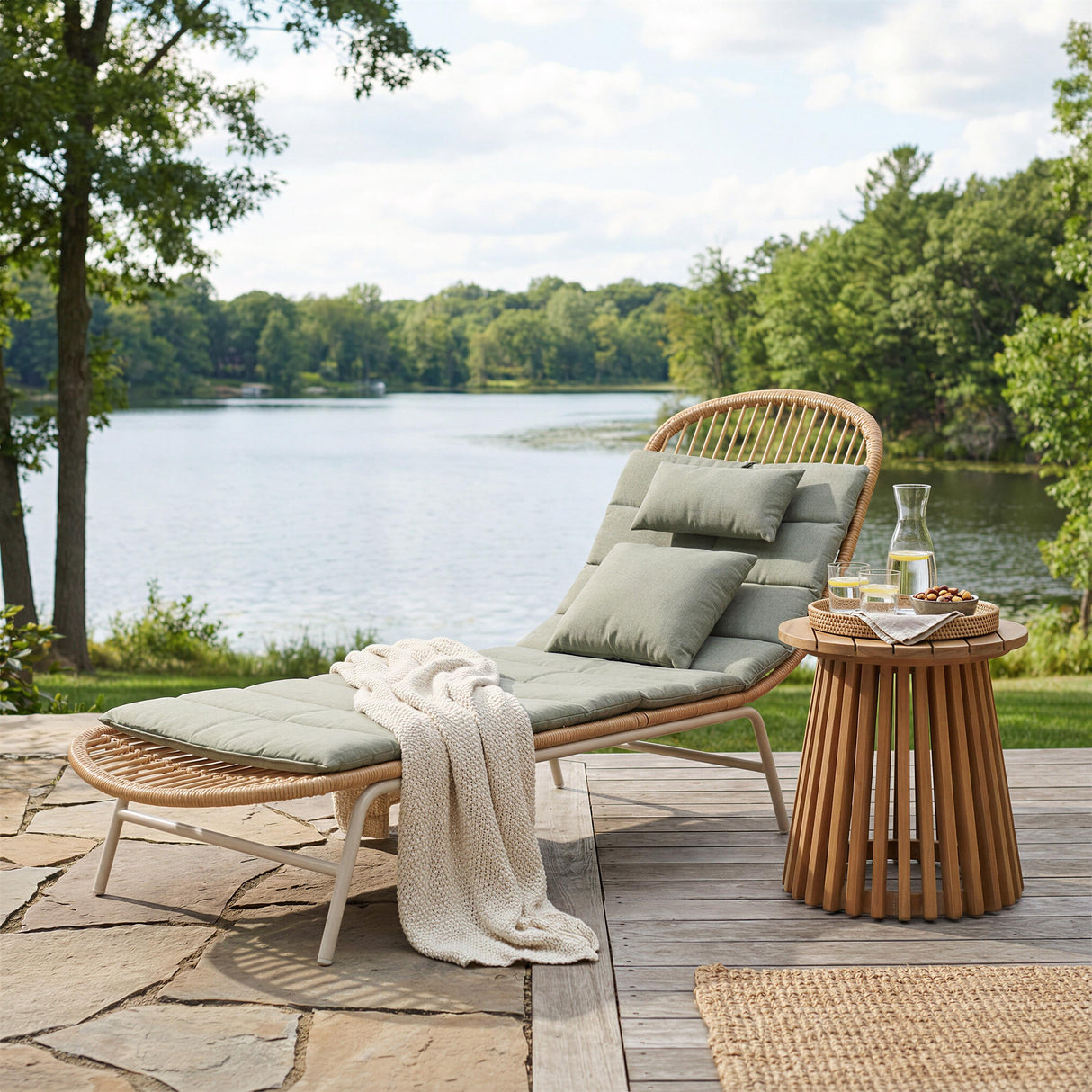 ZUO Zahara Side Table Natural