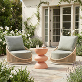 ZUO Tressa Side Table Terracotta
