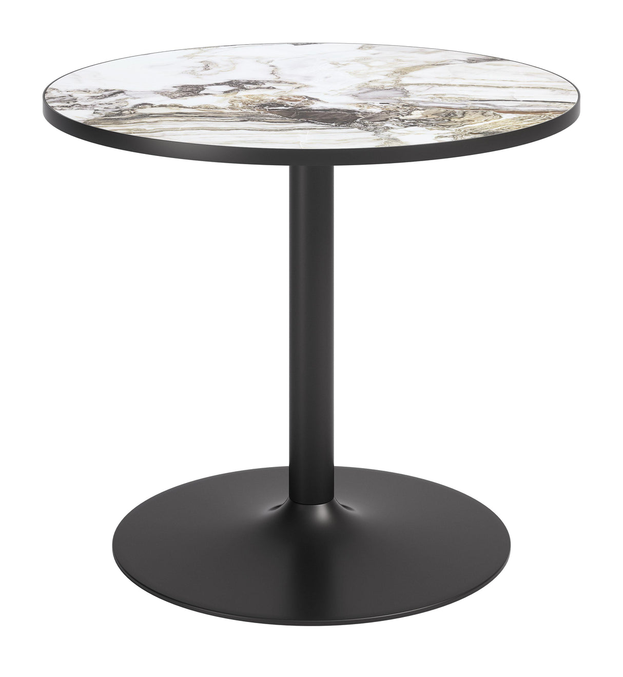ZUO Batu Dining Table Gray & Black