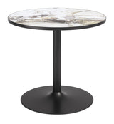 ZUO Batu Dining Table Gray & Black