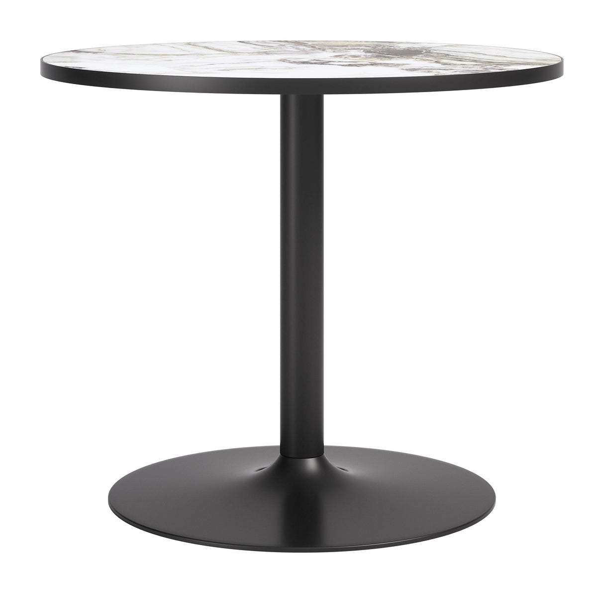 ZUO Batu Dining Table Gray & Black