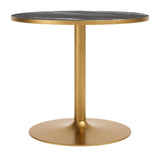 ZUO Batu Dining Table Black & Gold