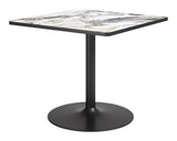 ZUO Caliza Dining Table Gray & Black