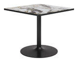 ZUO Caliza Dining Table Gray & Black