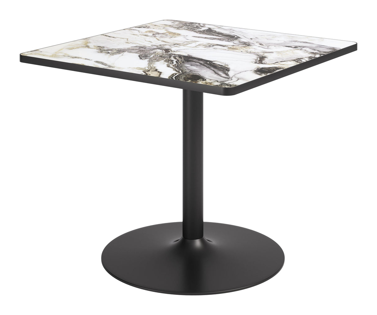 ZUO Caliza Dining Table Gray & Black