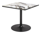 ZUO Caliza Dining Table Gray & Black