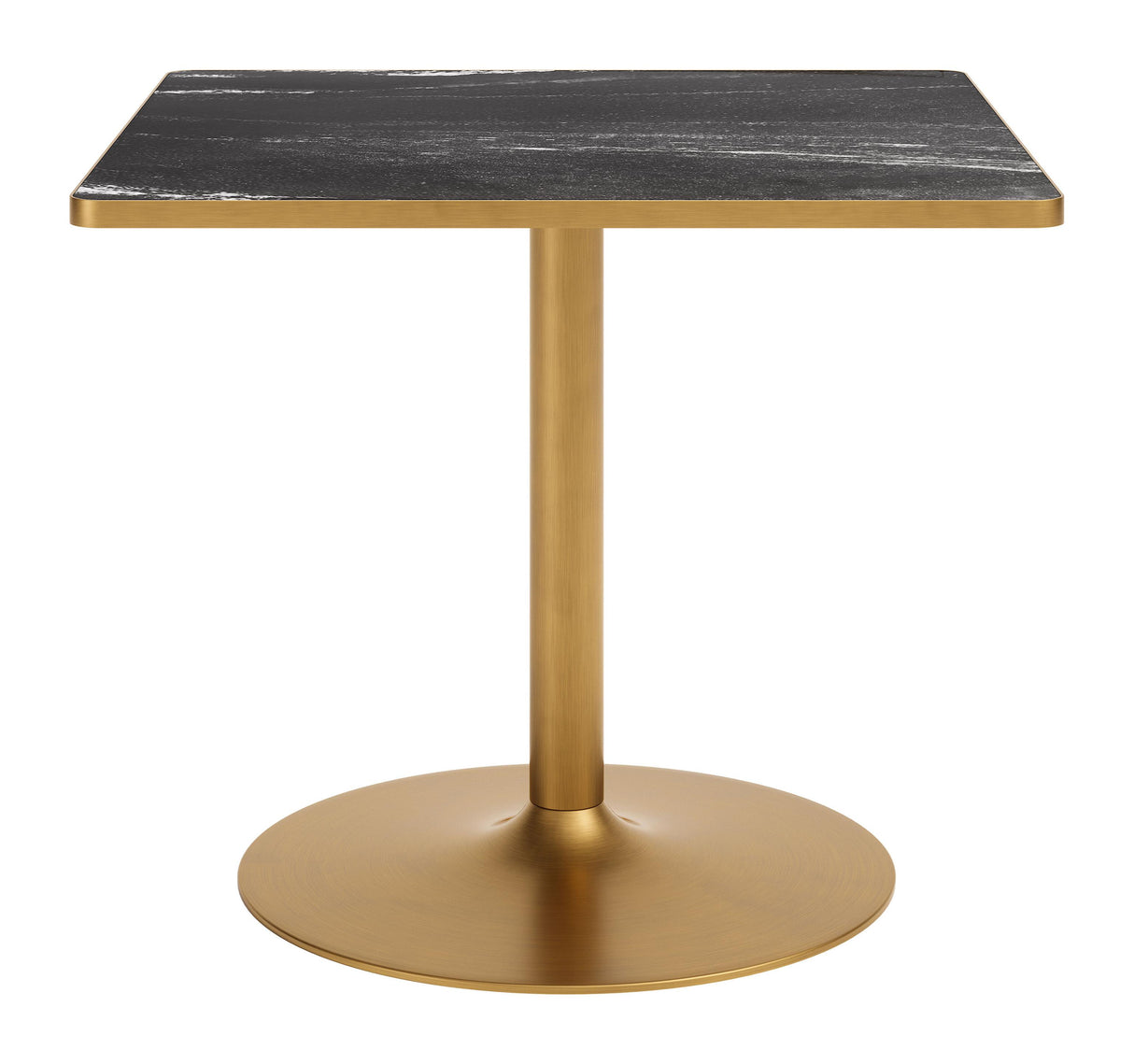 ZUO Caliza Dining Table Black & Gold