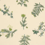 Schumacher Jeter Des Fleurs Beaded Print Artichoke Fabric