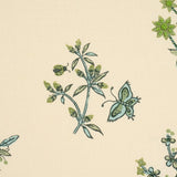Schumacher Jeter Des Fleurs Beaded Print Artichoke Fabric