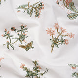Schumacher Jeter Des Fleurs Beaded Print Moss Phlox Fabric