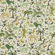 Schumacher Beasts Green Wallpaper