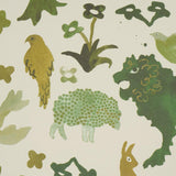 Schumacher Beasts Green Wallpaper