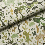 Schumacher Beasts Green Wallpaper