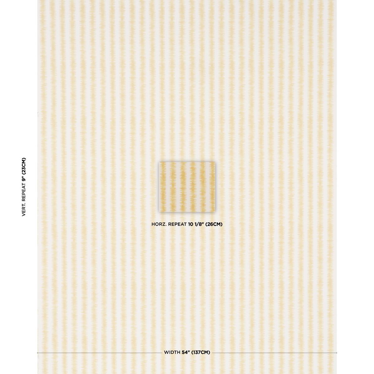 Schumacher Cardiogram Yellow Fabric