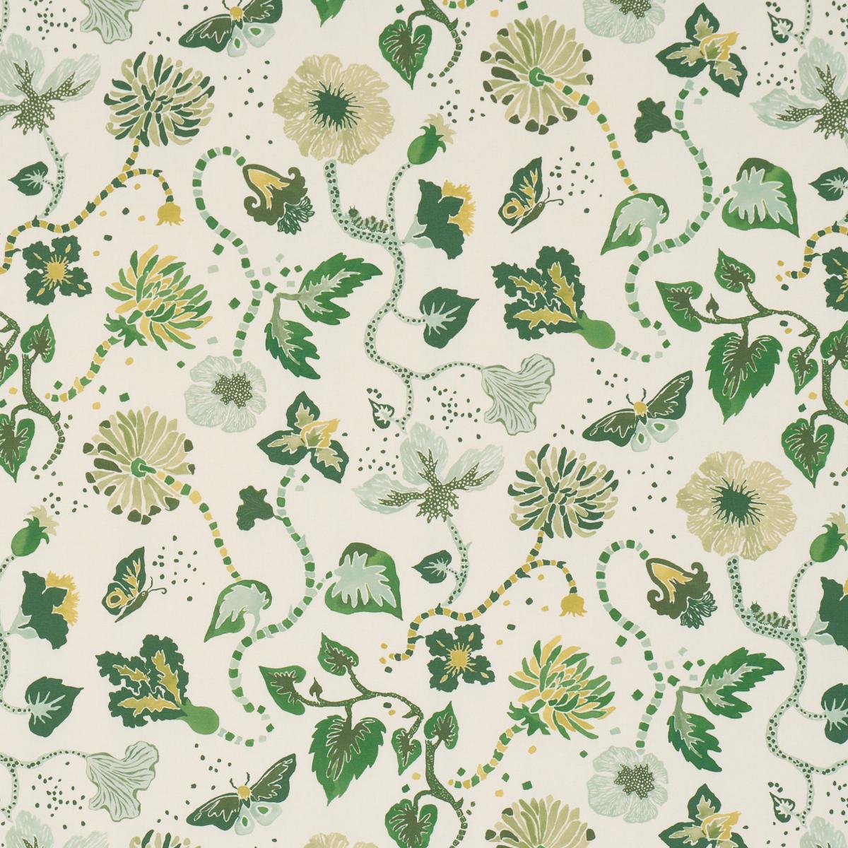 Schumacher Gloriette Green Fabric