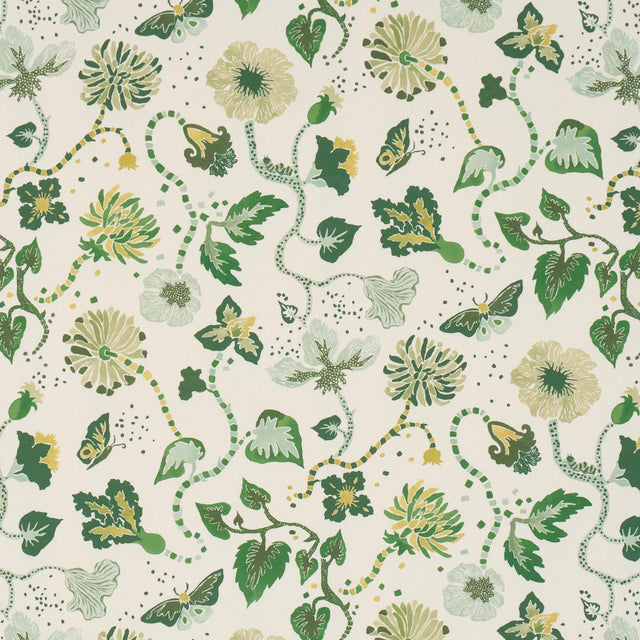 Schumacher Gloriette Green Fabric