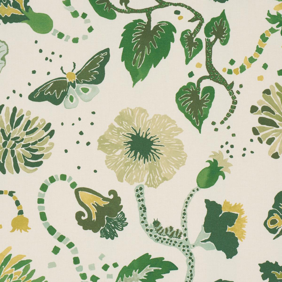 Schumacher Gloriette Green Fabric