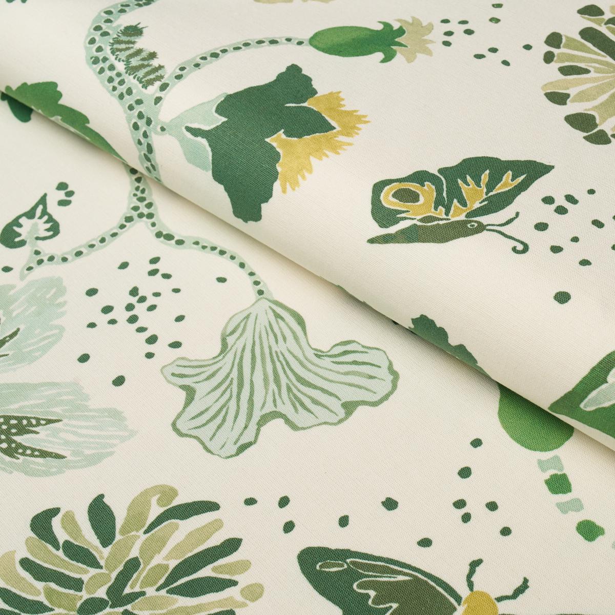 Schumacher Gloriette Green Fabric