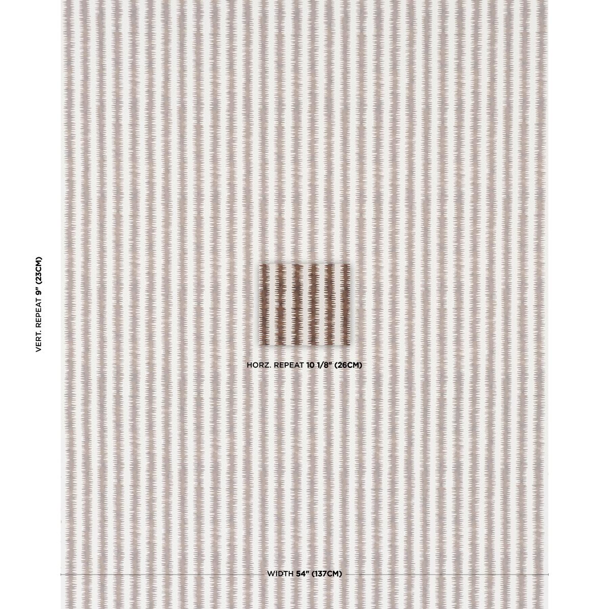 Schumacher Cardiogram Brown Fabric