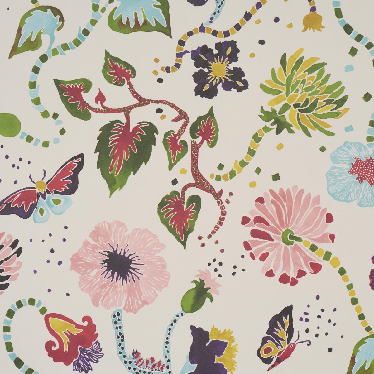 Schumacher Gloriette Multi Wallpaper