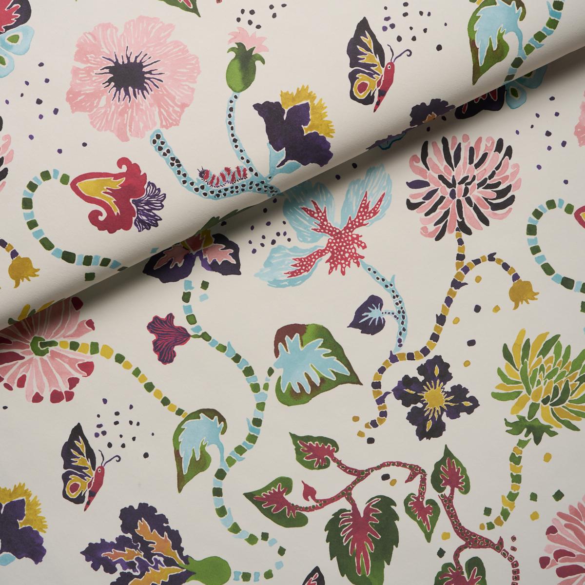 Schumacher Gloriette Multi Wallpaper