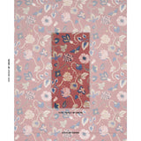Schumacher Gloriette Red Wallpaper