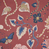 Schumacher Gloriette Red Wallpaper