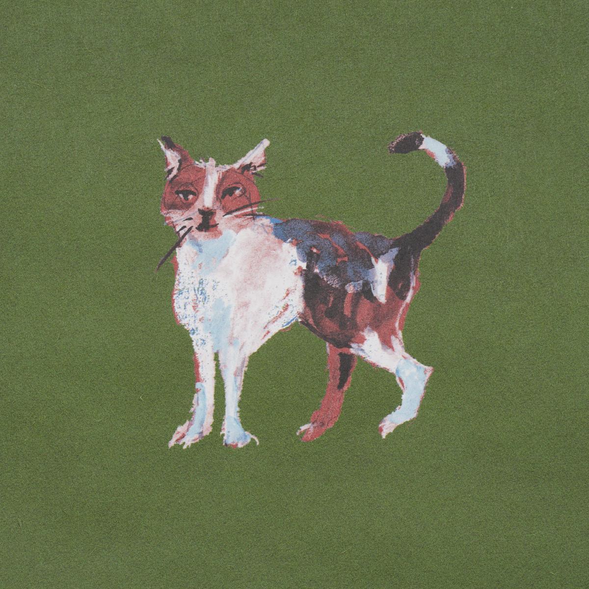 Schumacher Cats Green Wallpaper