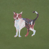 Schumacher Cats Green Wallpaper